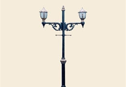 MS Galvanized Decorative Lighting Poles/MS Garden Poles