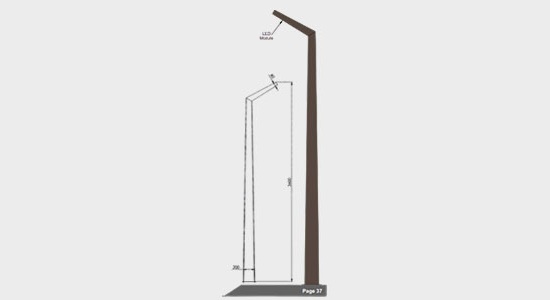 Zaurac Pole Light